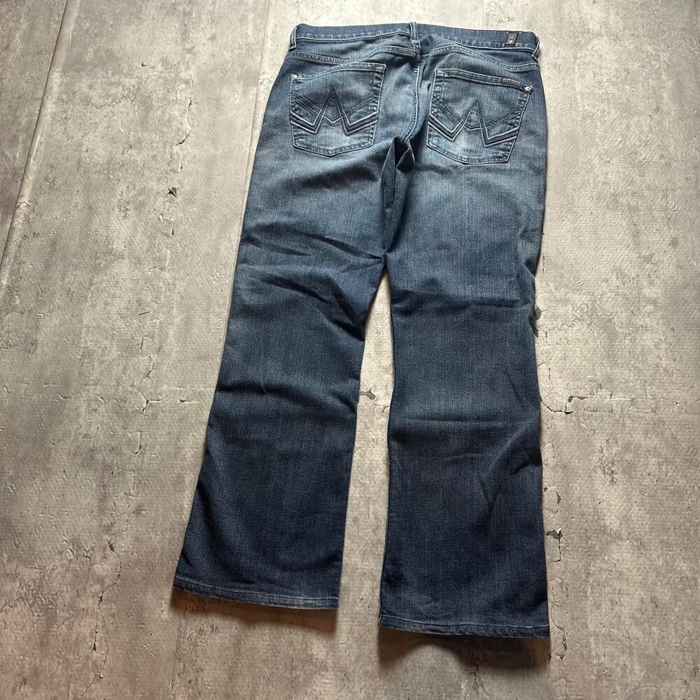 7-for-all-mankind Men's Blue and Navy Jeans